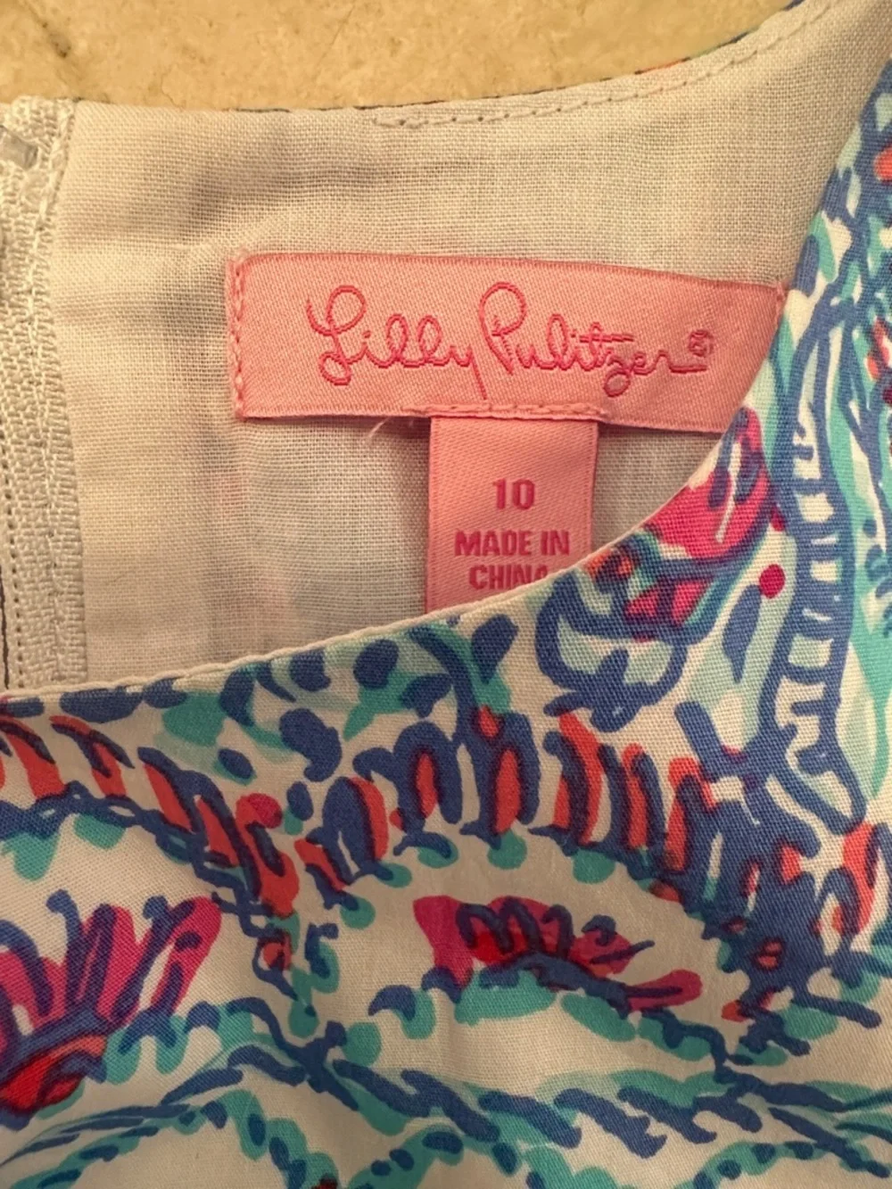 EUC Lilly Pulitzer Girls shift dress size 10